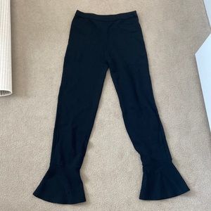 NWOT ZARA KNIT BELL BOTTOM PANTS